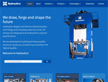 Tablet Screenshot of hydraulico.com